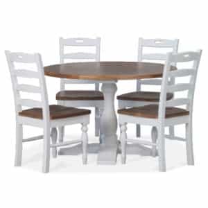 Oregon Round 5pce Dining Suite