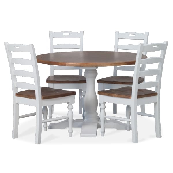 Oregon Round 5pce Dining Suite