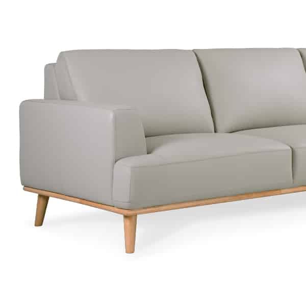 Stanford Leather Sofa Chaise - Image 2