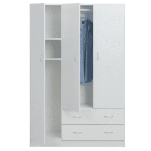 Wardrobe - 3 door, 2 drawer