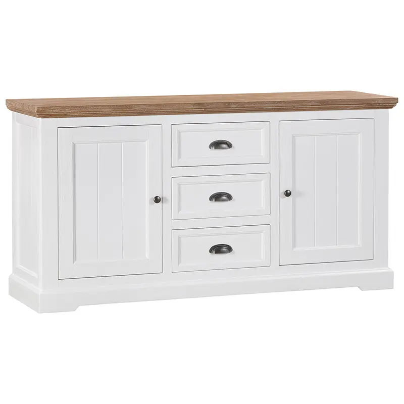Buffet, Paddington range, acacia timber, greywash finish, brushed white accents, VJ panelling, versatile storage, elegant design, timeless appeal, durable construction.