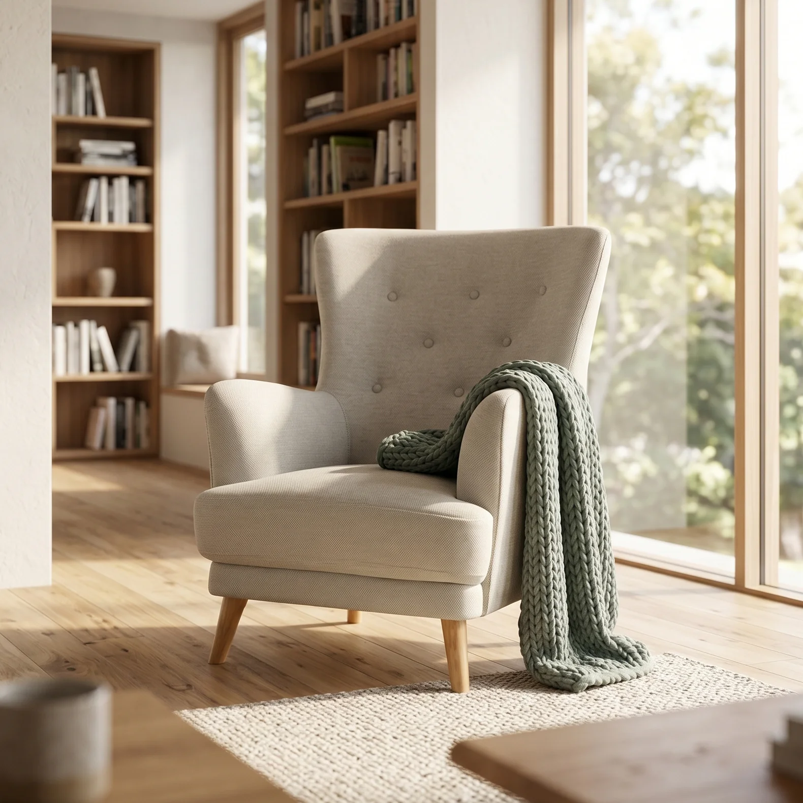 Melrose Accent Chair (Style Fabric)