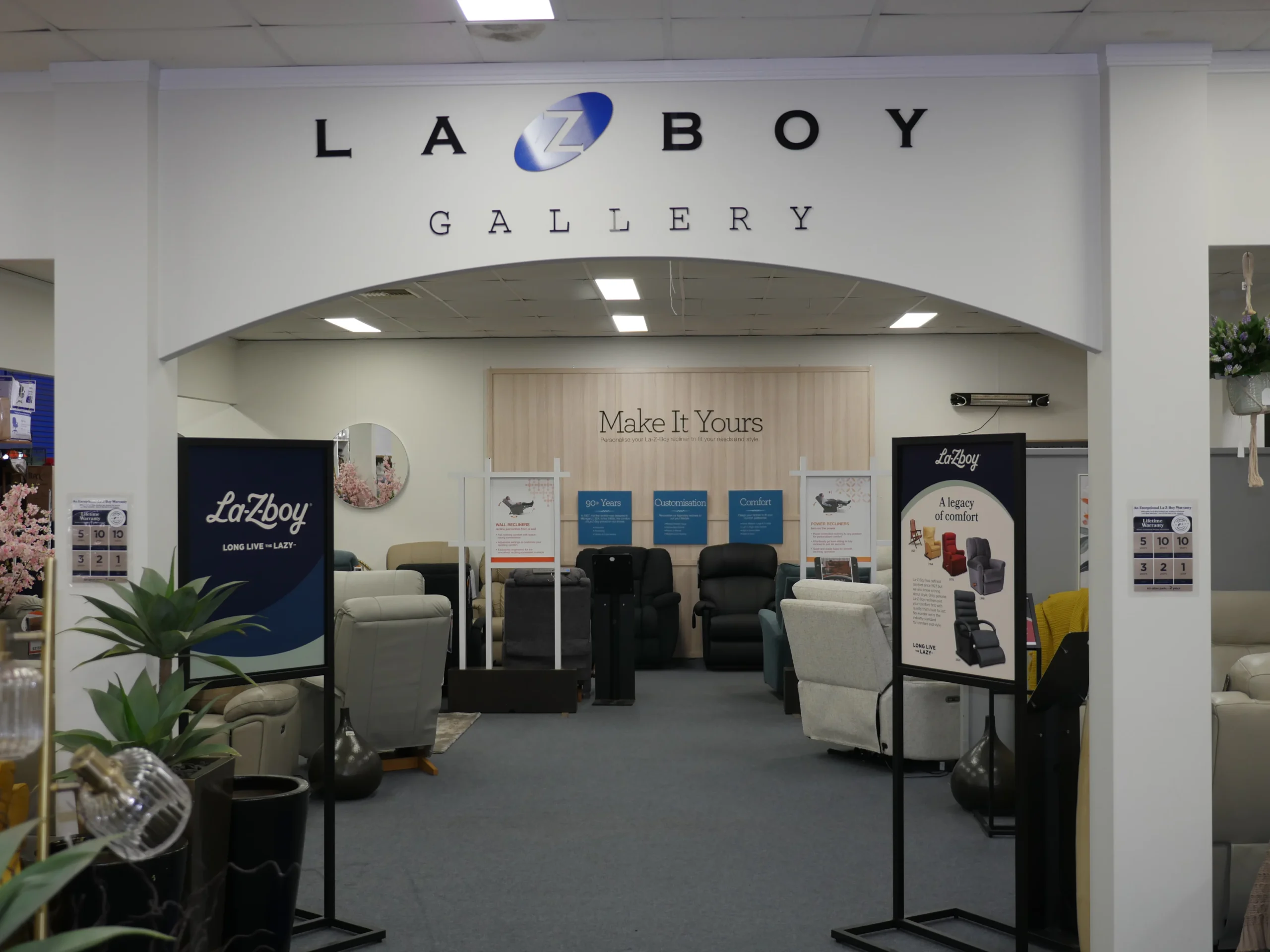 La-Z-Boy recliner gallery at Furniture Court Kingaroy
