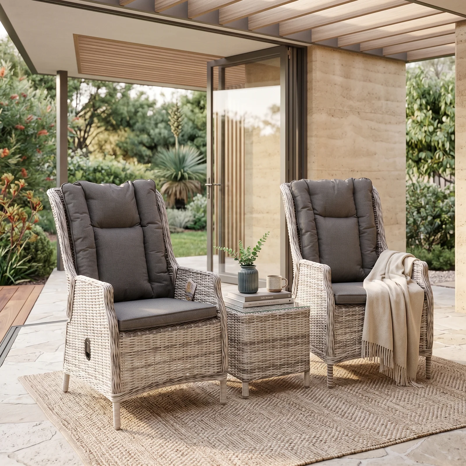 Hawaii 3 Piece Outdoor Setting
