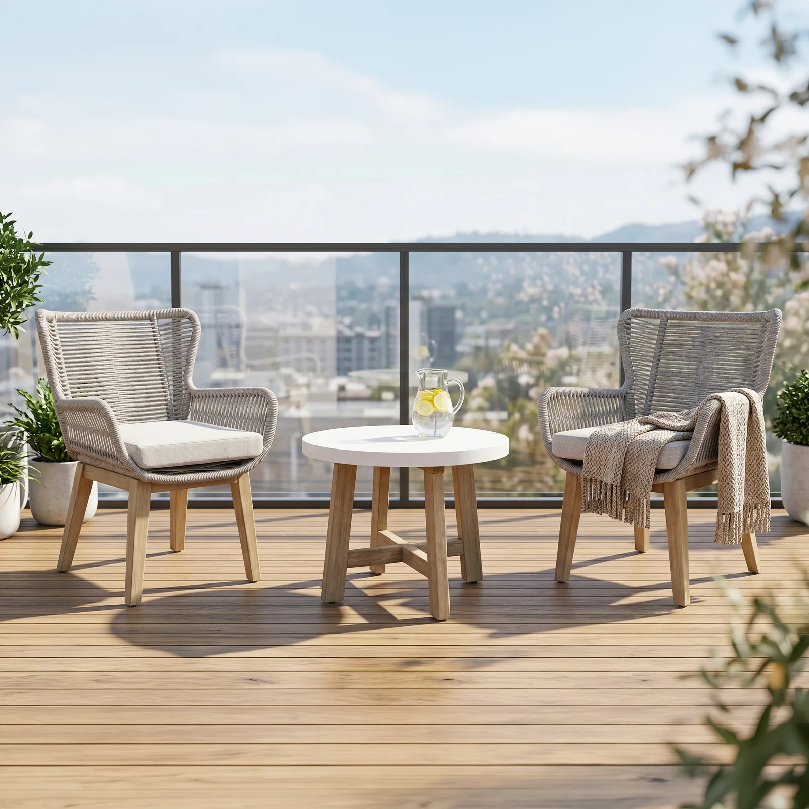Marrakesh Outdoor 3 Piece Chat Set
