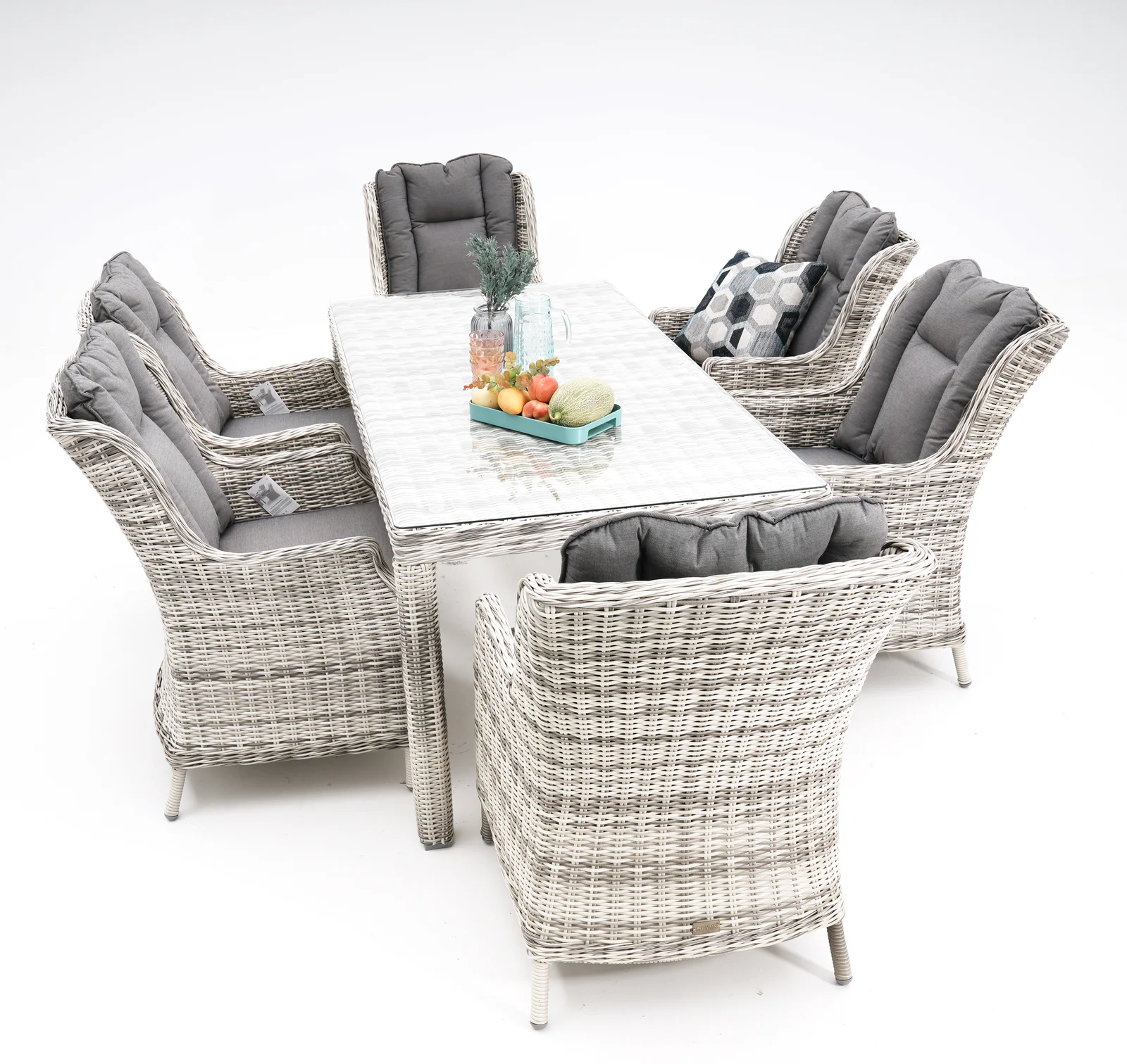 San Jose 7 Piece Outdoor Dining Set - Image 3