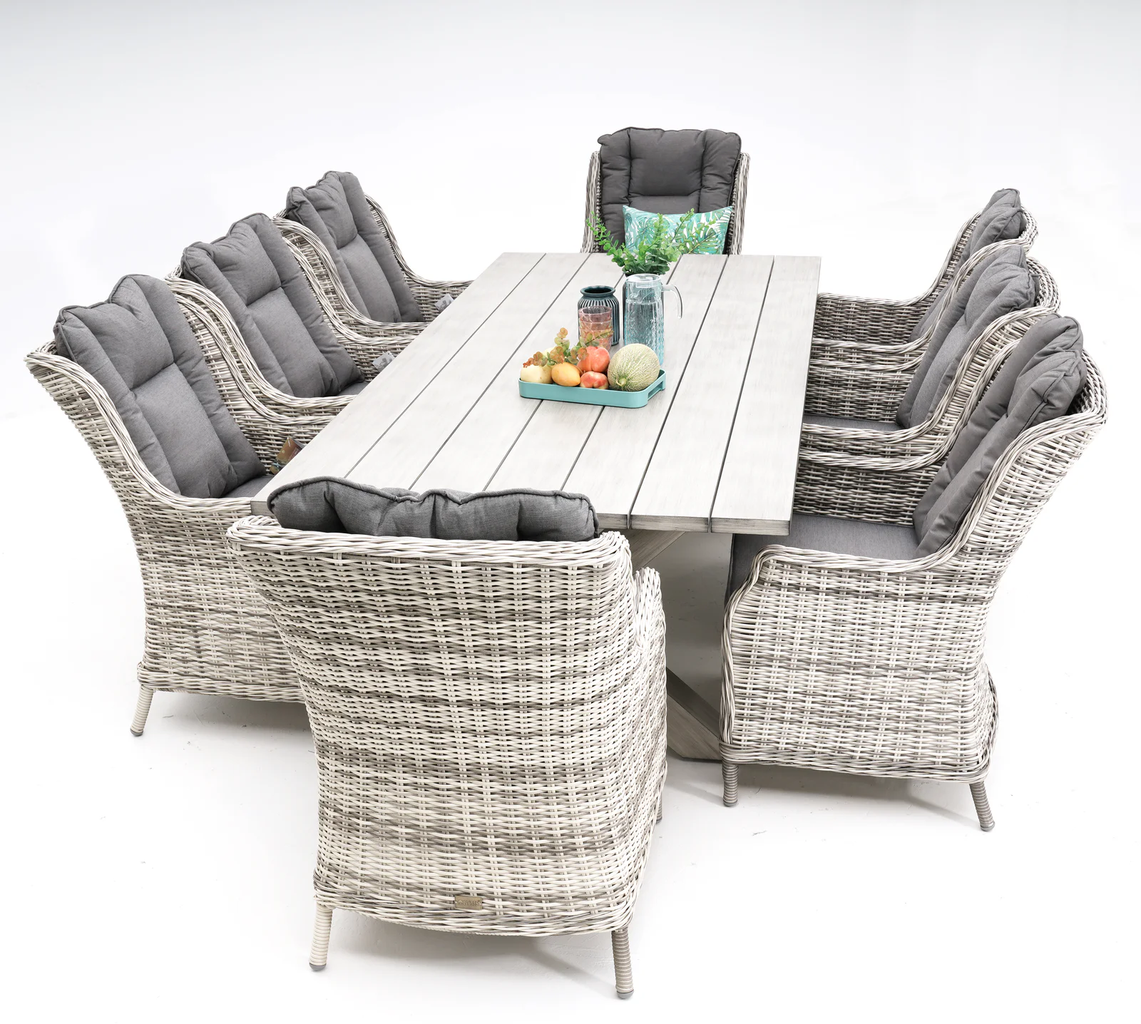 San Jose 9 Piece Outdoor Dining Set - Image 2