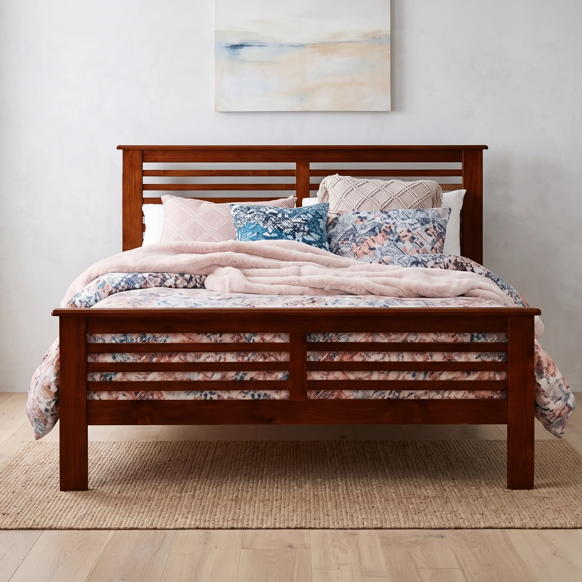 Lakehouse Timber Bed