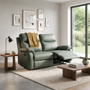 Lockhart 2 Seater Leather Sofa