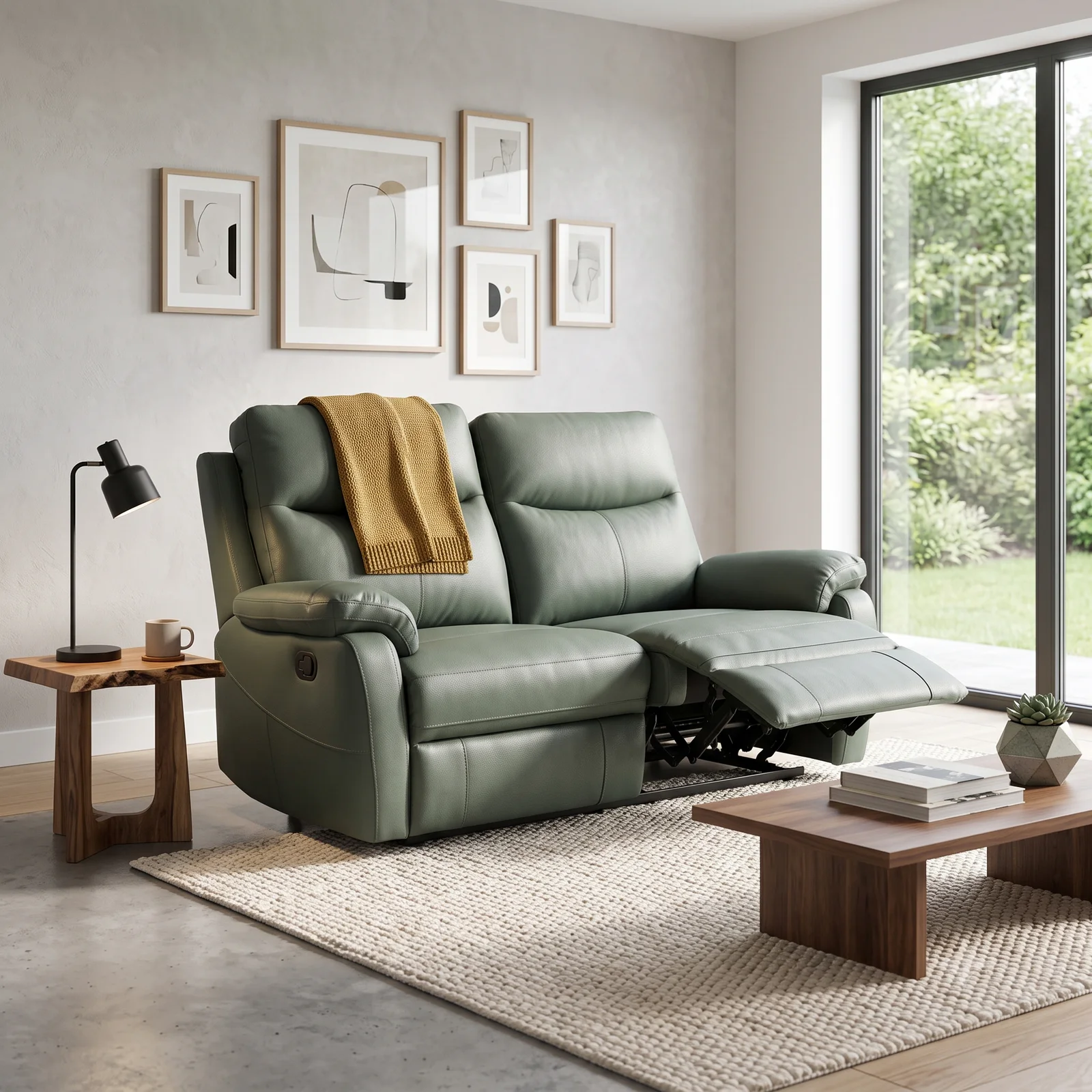 Lockhart 2 Seater Leather Sofa